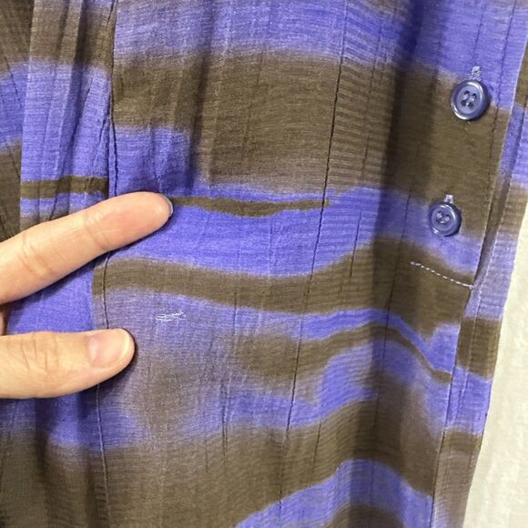 Samsoe Samsoe Annah Iris Tide Strappy Side Button Midi Dress Womens Size S - Picture 13 of 13